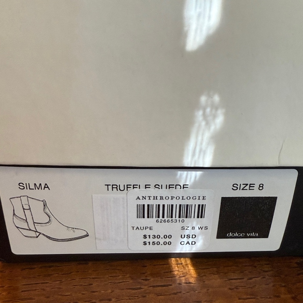 Dolce Vita Silma  western bootie size 8 - Picture 4 of 7